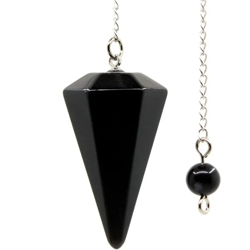 Natural Stone Quartz Pendulum Pendants