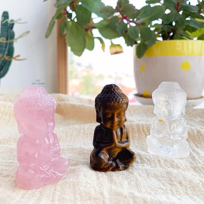 Crystal Baby Buddhas