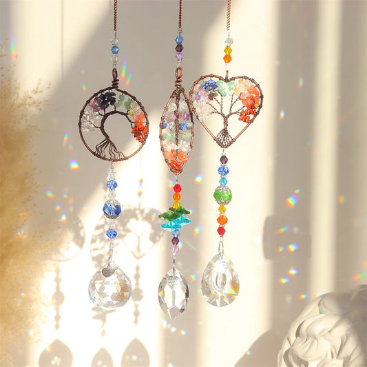 Crystal Sun Catcher Tree of Life