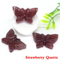 Butterfly Statue Quartz Stone - 1.9"