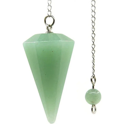 Natural Stone Quartz Pendulum Pendants