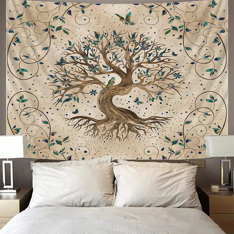 Tree of Life Tapestry Wall Hanging