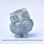 crystal carved owl