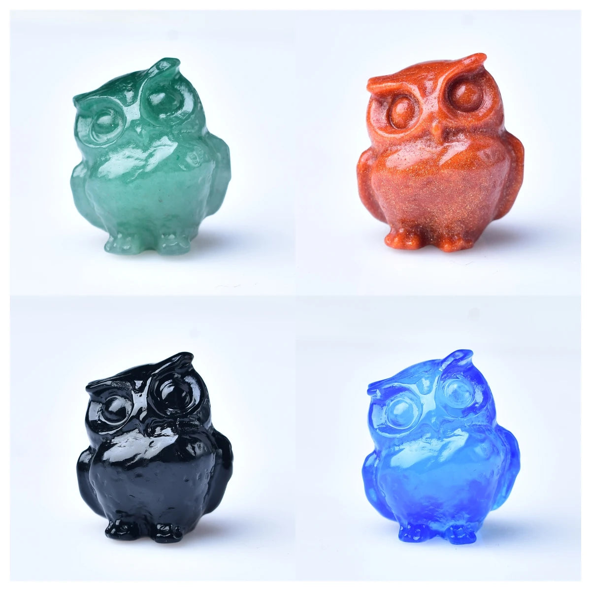 crystal carved owl