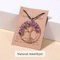 7 Chakras Tree Of Life Pendant Necklace