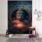 Buddha art tapestry wall hanging