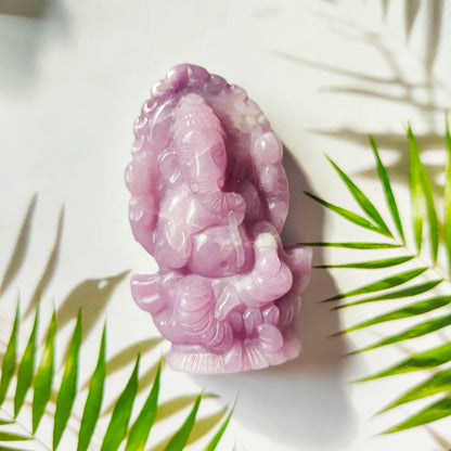 Lepidolite Ganesh Stone