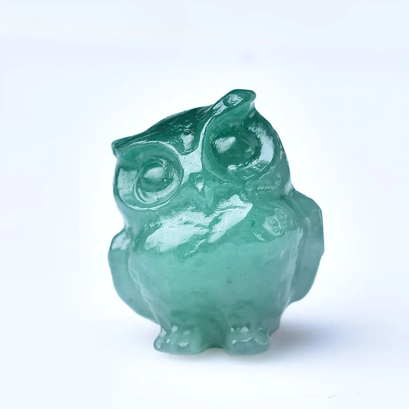 crystal carved owl