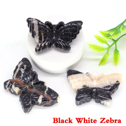 Butterfly Statue Quartz Stone - 1.9"