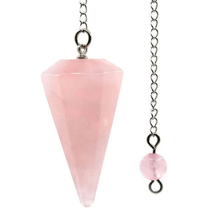 Natural Stone Quartz Pendulum Pendants