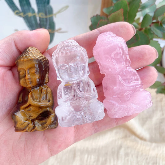 Crystal Baby Buddhas