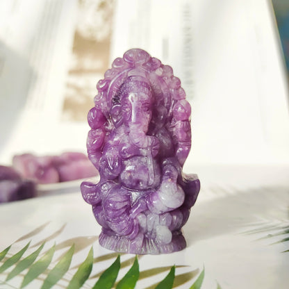 Lepidolite Ganesh Stone