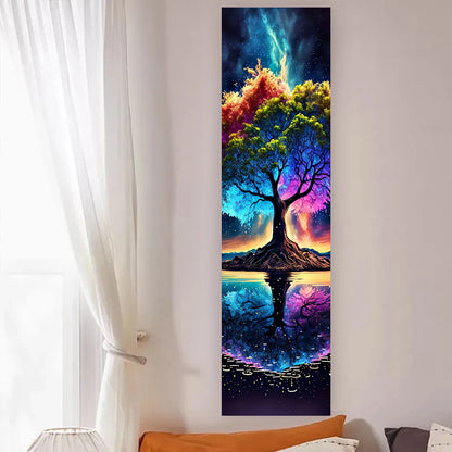 Mysterious Starry Sky Tree Of LifeTapestry