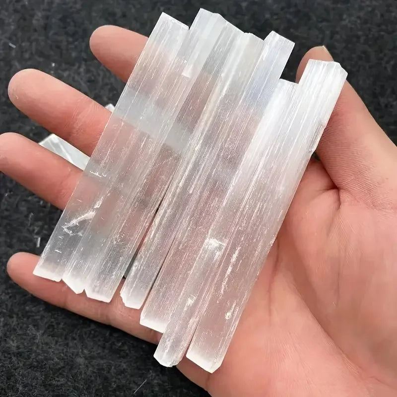 Natural Crystals Raw Selenite Stick