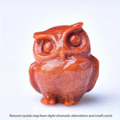 crystal carved owl