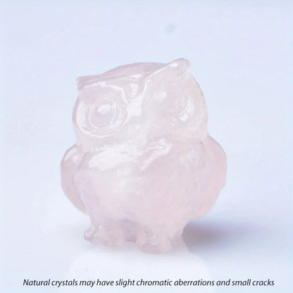 crystal carved owl