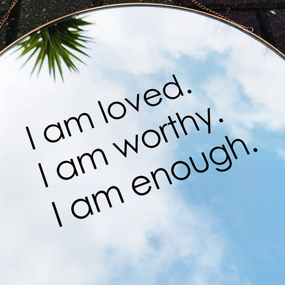 Positive affirmation Mirror Vinyl Stickers