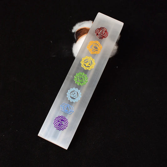 Selenite Chakra Stick