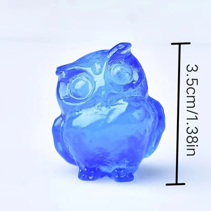 crystal carved owl